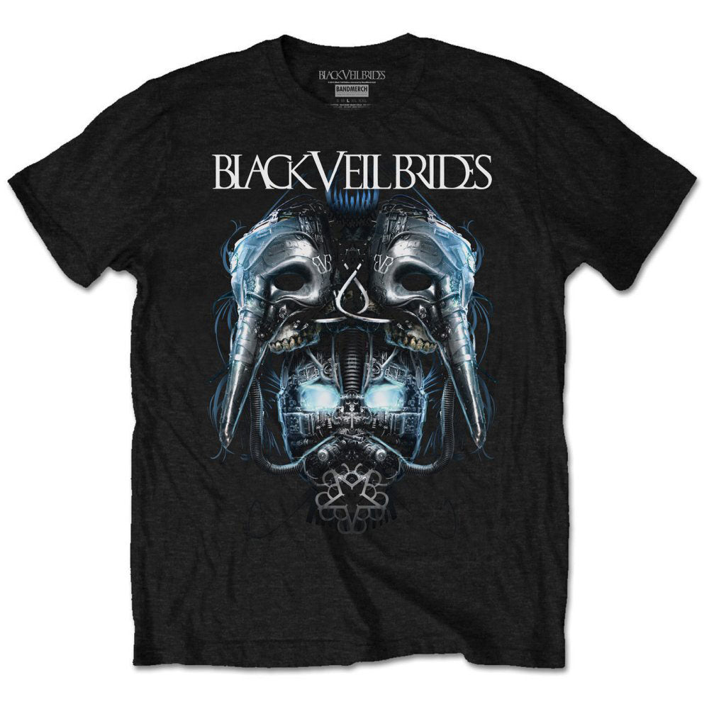 T-shirt Black Veil Brides - Metal Mask (Unisex) - Fatima.Dk