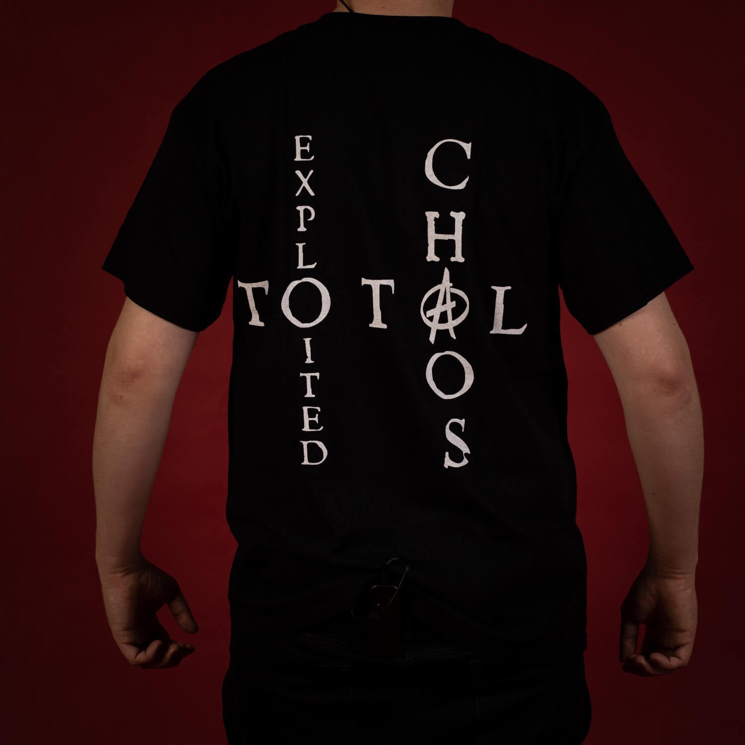 T-shirt Exploited Hvidt Skull - Fatima.Dk