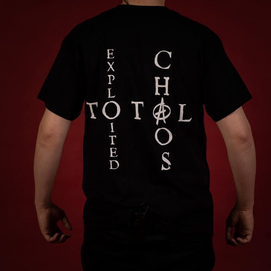 T-shirt Exploited Hvidt Skull - Fatima.Dk