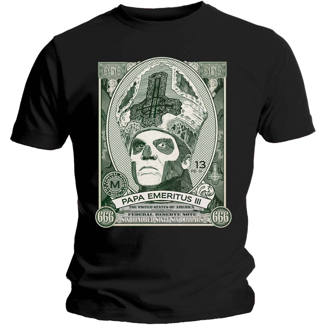 T-shirt Ghost - Papa Cash (Unisex) - Fatima.Dk