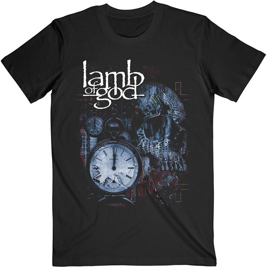 T-shirt Lamb Of God - Circuitry Skull (Unisex) - Fatima.Dk