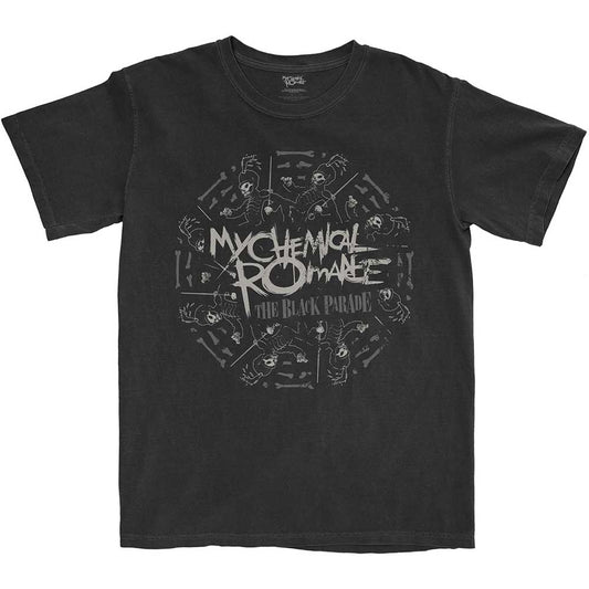T-shirt My Chemical Romance - Black Parade Circle (Unisex) - Fatima.Dk