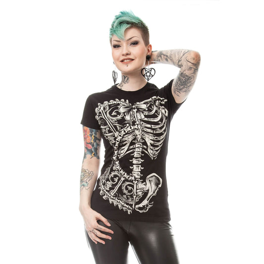 T-shirt PI Bone Corset - Fatima.Dk