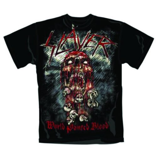 T-shirt Slayer - World Painted Blood (Unisex) - Fatima.Dk