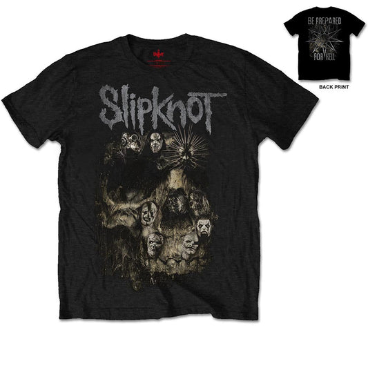 T-shirt Slipknot - Skull Group (Unisex) - Fatima.Dk