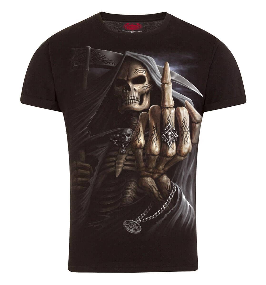 T-shirt Spiral Bone Finger (Slim Cut) - Fatima.Dk
