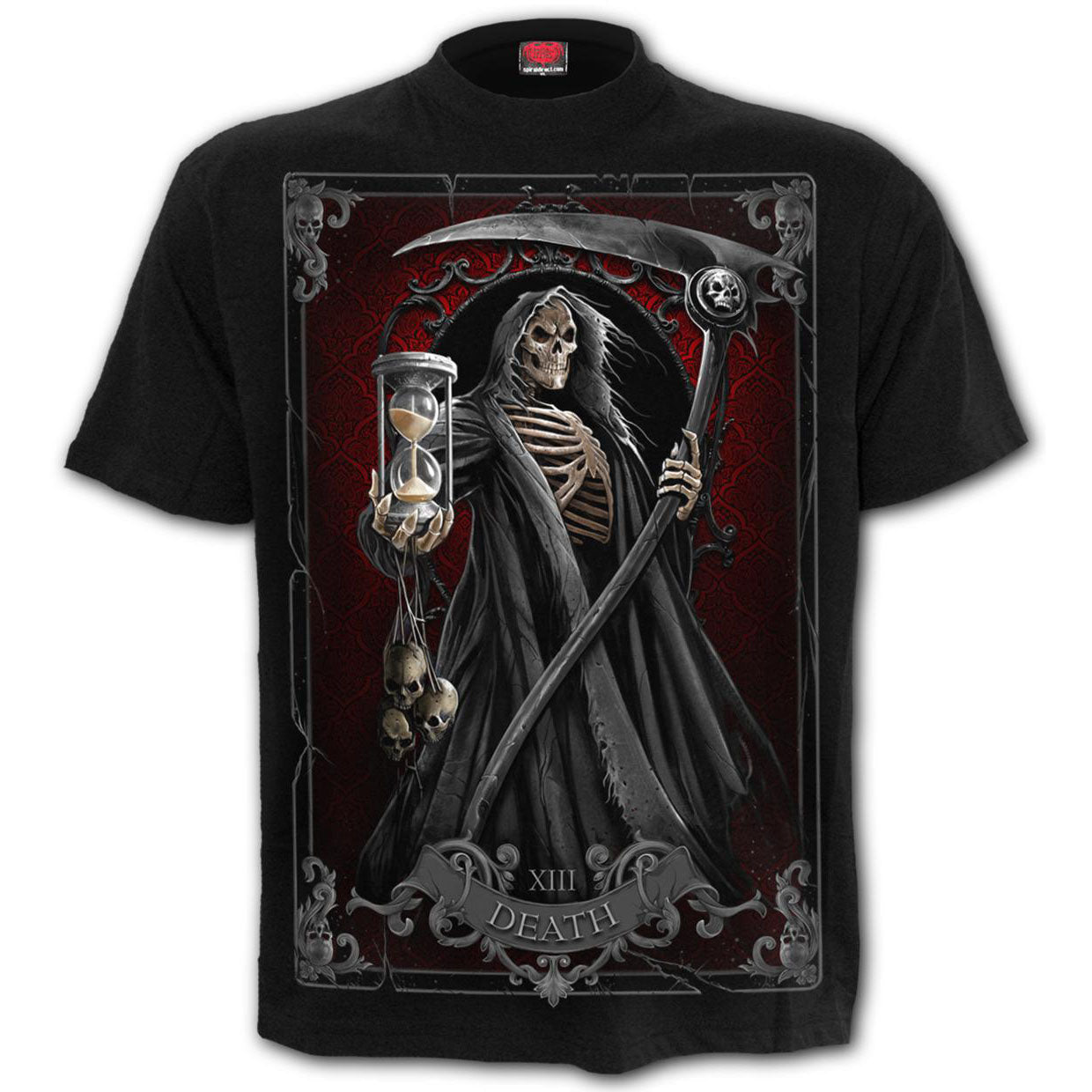 T-shirt Spiral Death Tarot - Fatima.Dk