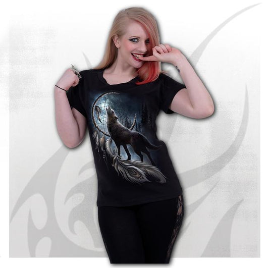 T-shirt Spiral From Darkness - Fatima.Dk