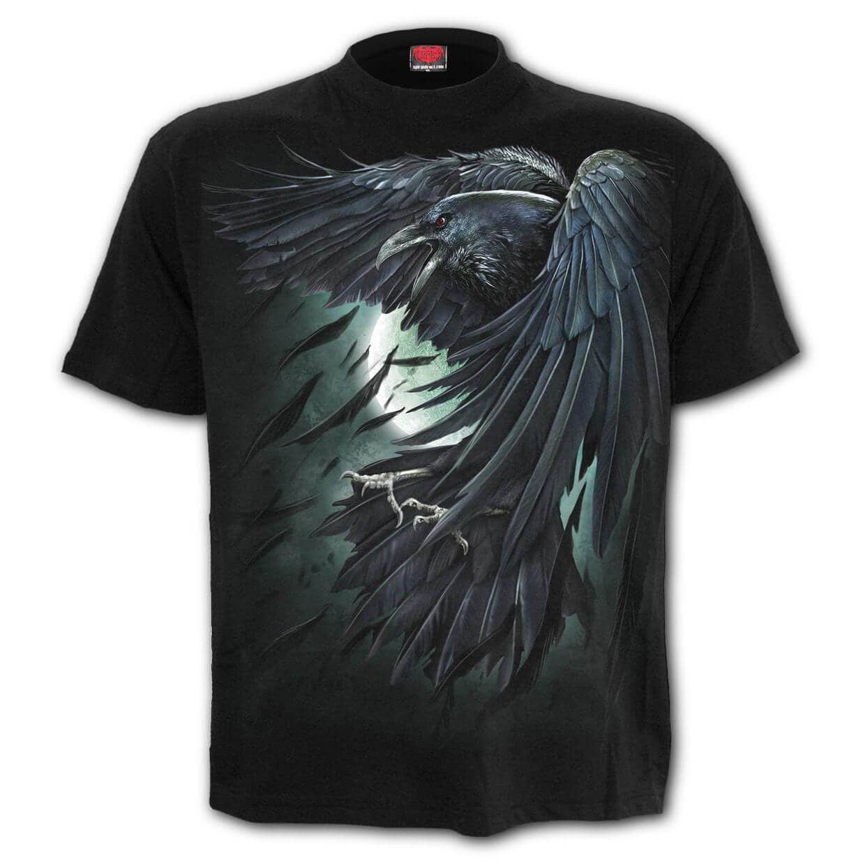 T-shirt Spiral Shadow Raven - Fatima.Dk