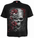 Indlæs billede i Gallery viewer, T-shirt Spiral Skulls n' Roses - Fatima.Dk
