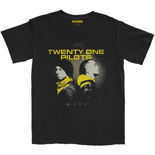 T-shirt Twenty One Pilots - Back to Back (Unisex) - Fatima.Dk