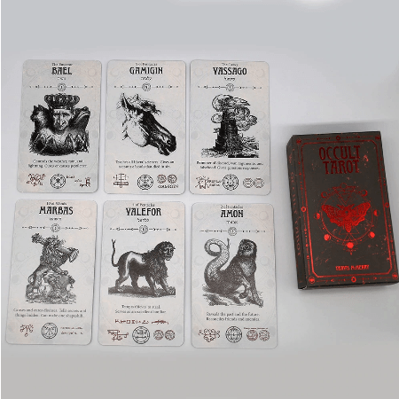 Tarot Kort - The Red Occult - Fatima.Dk