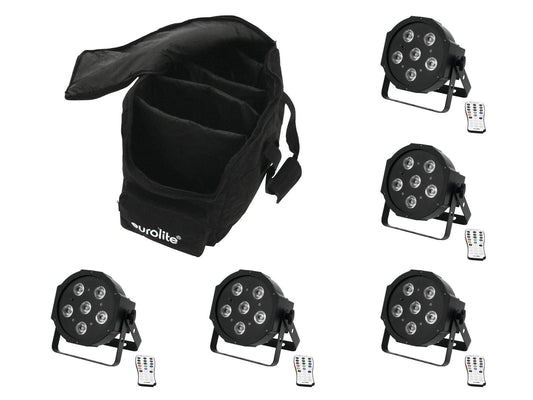 Udlejning af UV - Lys Party Kit - 5x Lamper og en Taske - Fatima.Dk