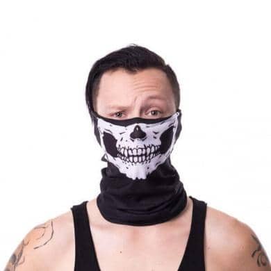 Wrap PI Bones Hvid - Fatima.Dk